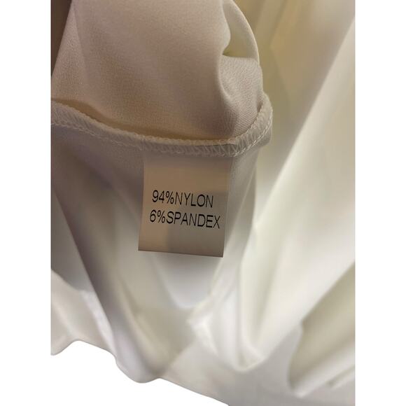 Women's Sleeveless Hanpciers Whit Summer Dress Size Medium - Picture 6 of 7